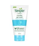 Sim._.ple Water Boost Micellar Facial Wash 150ml | 100% Soap-Free for Dewy Hydrated Skin | Ideal for Normal to Dry Skin | International Shipping Available - Buy Online on GoSupps.com