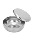 Ankroyu Razor-Soap Peel - Premium Men's Stainless Steel Shaving Bowl & Lid | Beard Care & Foam Cup | Ultimate Shaving Tool (Silver) - Buy Online on GoSupps.com