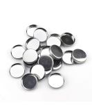 30 Empty Round Metal Tin Palette Pans for Cosmetic Eyeshadow - 26mm x 5mm | Ideal for Magnetic Makeup Palettes - Buy Online on GoSupps.com