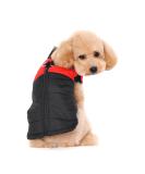 Ectkuee Winter Warm Waterproof Dog Coat - Quilted Padded Jacket for Small Pets - Stylish & Cozy Clothing (M Rouge) - Buy Online on GoSupps.com