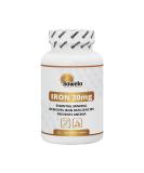Sowelo Iron 20mg - High Dose Iron Bisglycinate Tablets | Easy Digestible Mineral Formula | 120 Tablets - No Additives - Buy Online on GoSupps.com
