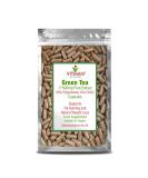 Green Tea Extract Capsules - 95% Polyphenols - Antioxidant & Anti-Aging Remedy - 60 Capsules - Buy Online on GoSupps.com