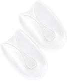 2-Pack U-Shaped Silicone Gel Heel Cups for Plantar Fasciitis & Heel Spurs - Pain Relief Foot Care - Buy Online on GoSupps.com