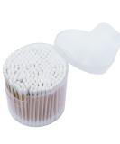 Organic Bamboo Cotton Swabs 200-Pack - Biodegradable Double Round Tipped Q-Tips for Ears & Makeup - Natural & Eco-Friendly - Buy Online on GoSupps.com