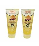 VLCC Ayurveda Skin Brightening Haldi & Chandan Face Wash - 100ml x 2 | Glow Naturally with Ayurvedic Ingredients | International Shipping Available - Buy Online on GoSupps.com