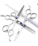 SHARONDS 440C Hair Cutting Scissors Set - 6 Inch & 7 Inch Thinning Scissors Professional 3-Piece Kit - Ideal for Hairdressers & Home Use - Buy Online on GoSupps.com