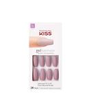 KISS Gel Fantasy Ready-to-Wear Press-On Gel Nails, “Stick Together”, Long, Dark Pink, Nail Kit with 24 Mega Adhesive Tabs, Pink Gel Glue, Manicure Stick, Mini File, and 28 Fake Nails - Buy Online on GoSupps.com