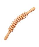 Accmuzzy Wooden Fascia Roll & Massage Roller - Ultimate Muscle Relaxation & Body Shaping Device for Legs - Buy Online on GoSupps.com