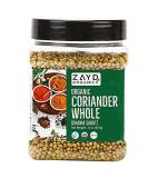 Zayd Organics USDA Organic Coriander Seeds Dhania Whole 8oz (227g) - Buy Online on GoSupps.com