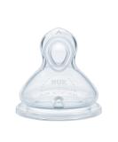 Nuk First Choice+ Flow Control Baby Bottle Teat (6-18 Months) - Anti-Colic Valve BPA Free 2 Pack - Buy Online on GoSupps.com