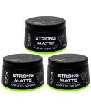 Totex Stark Matt Hair Styling Wax 150 ml I S per Matte Effect I For a matt i natural hair look i maximum control i for professionals (3 -pack) apple 150 ml (3 Pack) - Buy Online on GoSupps.com