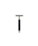Edwin Jagger 3ONE6 Stainless Steel Black DE Safety Razor - Premium Quality Shaving for Men | International Shipping Available - Buy Online on GoSupps.com