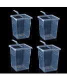 4 Pcs Insect Spider Terrariums Breeding Box Hatching Container Small Reptile Arboreal Spider Mantis Scorpion Centipede Acrylic Breeding Box - Buy Online on GoSupps.com
