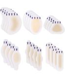 Vegcoo 24-Piece Hydrocolloid Gel Blister Pads Ultimate Heel & Toe Protection for Blisters & Skin Care - Buy Online on GoSupps.com