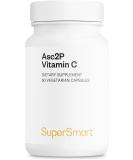 Supersmart - Asc2P 500 mg Per Day (Magnesium Ascorbyl Phosphate) - Anti-Aging & Antioxidant Supplement - Powerful Form of Vitamin C | Non-GMO & Gluten Free - 60 Vegetarian Capsules - Buy Online on GoSupps.com
