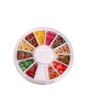 Mini 3D Fruit Slices Nail Art Decoration - Cute Fresh Fruit Clay Rods for Multi Usage - 12 Patterns - Buy Online on GoSupps.com