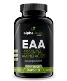 High-Dose EAA Capsules - Vegan 300 Pieces with All 8 Essential Amino Acids BCAA & No Magnesium Stearate - Buy Online on GoSupps.com