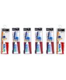 Ora-Zen Travel Toothbrush Kit with Cap & Toothpaste - Pack of 6 | Soft Bristles - Buy Online on GoSupps.com