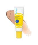 Bliss Tinted Sunscreen SPF 30 | Block Star Face Sunscreen | 100% Mineral | Vegan | 1.4 fl oz - Buy Online on GoSupps.com