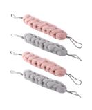 FRCOLOR 4pcs Natural Loofah Shower Pouf & Body Scrubber - Exfoliating Bath Sponge & Mitt for Spa-Like Experience - Buy Online on GoSupps.com