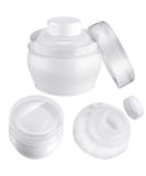 2 Pieces Body Powder Container After-Bath Baby Powder Case Fluffy Puff Kit Baby Body Care Powder Box Cosmetic Bath Powder Container Puff with a Large Handle Powder Puff Box for Home Travel - Buy Online on GoSupps.com