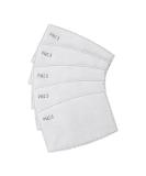 Buy 30 PM2.5 Face Mask Filters with Activated Charcoal - 5-Layer Activated Carbon Filters for Washable Masks - International Shipping Available - Buy Online on GoSupps.com