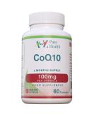 High Strength CoEnzyme Q10 Capsules | 100mg 60 Capsules | Cardiovascular & Immune Support | UK Made - Buy Online on GoSupps.com