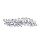 Beaupretty Rhinestone Leaf Hair Clip - Crystal Diamond Wedding Hair Barrette for Women - Silver Bridal Hair Accessory - Buy Online on GoSupps.com