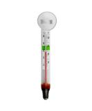 Glass Aquarium Thermometer with Safe Zone Section and Suction Cup for Tropical Freshwater and Marine Saltwater Aquariums - Buy Online on GoSupps.com
