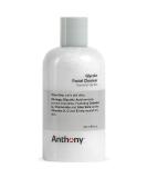Anthony Glycolic Facial Cleanser for Men   Daily Cleansing Face Wash and Shave Prep   Hydrating  Exfoliating  and Gentle on Sensitive Skin   Non-foaming  8 Fl. Oz 8 Fl Oz (Pack of 1) - Buy Online on GoSupps.com