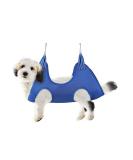 Qrity Cat & Dog Care Pocket Hammock Set - Nail Cutting Hammock for Dogs & Cats with S Hook - Blue - Buy Online on GoSupps.com