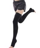 Ailaka Thigh High 20-30 mmHg Compression Stockings for Varicose Veins and Edema - Medium, Black (Open Toe) - Buy Online on GoSupps.com