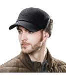 Comhats Wool Baseball Cap with Earflap Lining - Men's Fur Hunting Trapper Dad Hat - Buy Online on GoSupps.com