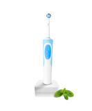 Dabblu Toothbrush Holder - Modern Concrete Design for Oral-B Electric Toothbrush | Anti-Slip Pads | Elegant Bathroom Accessory in White - Buy Online on GoSupps.com