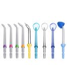 Jerilla 9-Piece Mouth Shower Nozzle Set - Compatible with Waterpik WP-100 WP-40 WP-560 WP-660 WP-811 WP-940 - Includes Nasal Linear Nozzle for Ultimate Oral Care - Buy Online on GoSupps.com