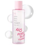 TOUCH IN SOL No Poreblem Toner - AHA BHA PHA Glycolic & Salicylic Acid Exfoliator for Brighter Skin Makeup Prep & Pore Cleansing - International Shipping Available - Buy Online on GoSupps.com