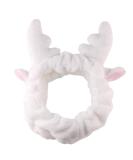 Demarkt shower headband spa headband face washing headband make up headband antlers decoration white - Buy Online on GoSupps.com