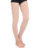 GLEMOSSLY Thigh High Compression Stockings 20-30 mmHg - Footless Firm Support Hose for Varicose Veins & Swelling - Beige Medium - Women & Men - Buy Online on GoSupps.com