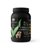 Buy V-Power Plant-Based Protein Powder - Vanilla Surge (1kg) | 26g Protein BCAAs & EAAs Zero Fat/Sugar Dairy-Free All Natural - 29 Servings - Buy Online on GoSupps.com