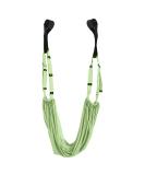Alomejor Waist-Back-Leg Stretch Belt | Yoga Fitness Band with Door Anchors for Aerial Ballet & Dance | Free Size Light Green - Buy Online on GoSupps.com