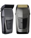 Men's Rechargeable Cordless Shaver | Twin Blade Beard Razor & Trimmer - Powerful Face Care Tool - Buy Online on GoSupps.com