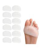 Metatarsal Pads - 12 Soft Gel Foot Cushions for Pain Relief | Breathable Honeycomb Forefoot Pads for Men & Women - Buy Online on GoSupps.com