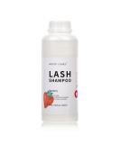 Eyelash Extension Shampoo 600ml | Paraben & Sulfate Free Foaming Cleaner for Extensions & Natural Lashes | Professional & Self-Use | Caomei Strawberry - Buy Online on GoSupps.com