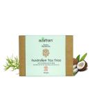 Azafran Australian Tea Tree Body Bath Soap Bar - 3.53oz | Organic Essential Oil Vegan Anti-Blemish Sensitive Skin Safe - Buy Online on GoSupps.com