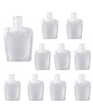 10pcs 30ml Liquid Packaging Bags - Leak-proof Refillable Squeeze Containers for Lotion Shampoo Face Cream | Travel-friendly Transparent Cosmetic Bags - Buy Online on GoSupps.com