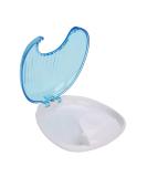 Orthodontic Retainer Case & Box | Sky Container for Dental Care - Blue on White - Buy Online on GoSupps.com