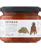 Odysea Chickpeas in Tomato Sauce & Extra Virgin Olive Oil 310gr Jar - Buy Online on GoSupps.com