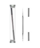 Professional Facial Milia & Whitehead Extractor Tool Set - Double Ended Pimple Extractor for Blackheads & Blemishes - 2-in-1 Acne Removal Kit (4.6in-Silver) - Buy Online on GoSupps.com