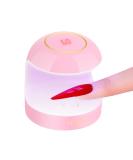 MEKK Mini UV LED Nail Lamp 18W | Professional Nail Dryer for Gel Nails - Pink | Type-C UV Light for Nails | LCD Display - Buy Online on GoSupps.com