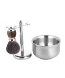 Cumberbatch Men's Shaving Kit Set - Badger Brush, Razor Stand, Steel Bowl - Perfect Gift Set - Buy Online on GoSupps.com